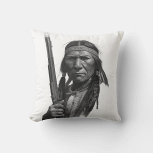 Schwarz-Weiß-Geronimo Kissen