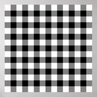 Schwarz-Weiß Gingham-Muster