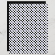 Schwarz-weiß Gingham Scrapbook Paper
