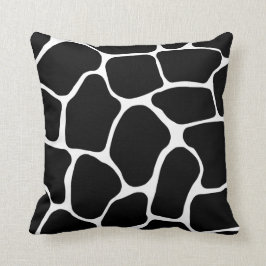 Schwarz-Weiß-Giraffe Print American MoJo Pillow Kissen