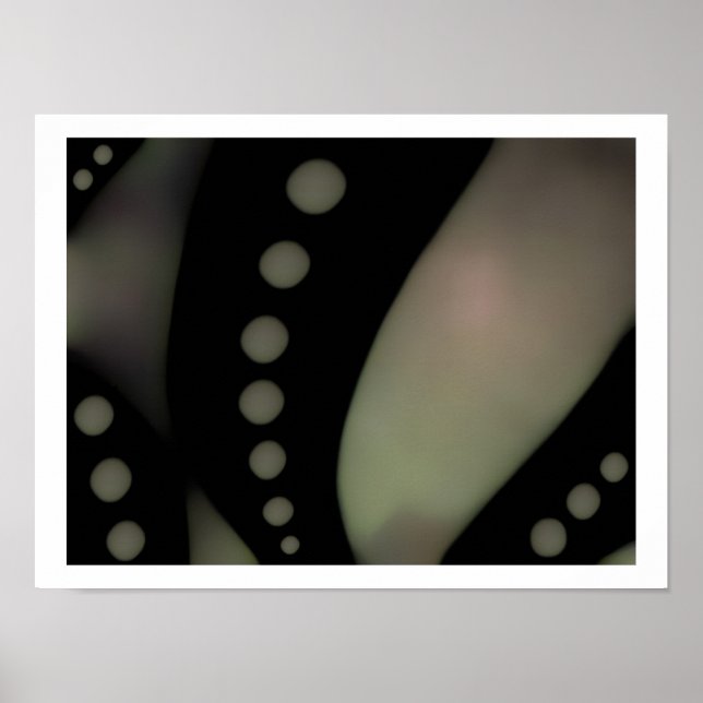 Schwarz/Weiß glatt ~ Print/Poster Poster (Vorne)