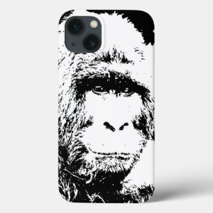 Schwarz-Weiß-Gorilla Case-Mate iPhone Hülle