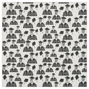Schwarz-Weiß-Graduierungsklammern und -klappen  Stoff