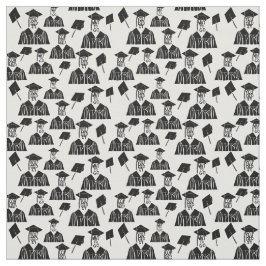 Schwarz-Weiß-Graduierungsklappen und -Krabben Stoff