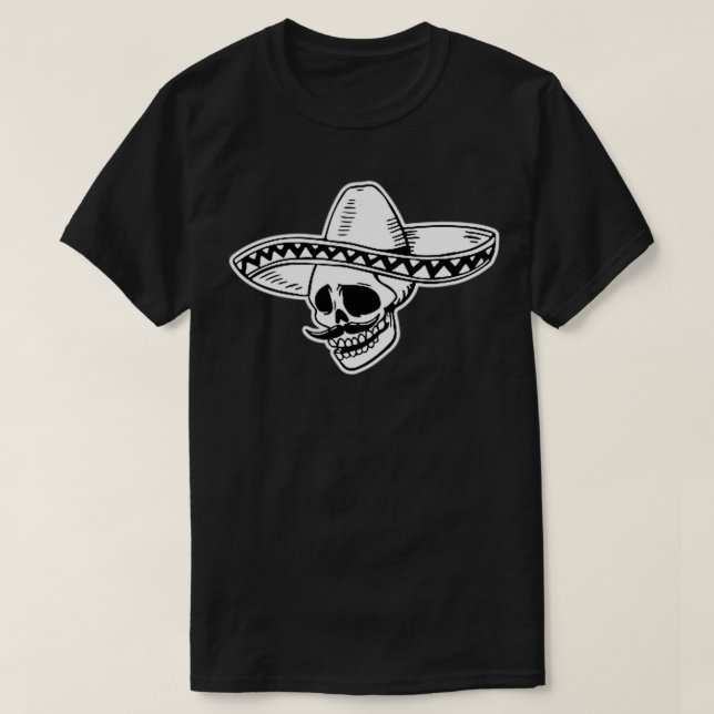 Schwarz-Weiß-Grajeda-Logo T-Shirt (Design vorne)