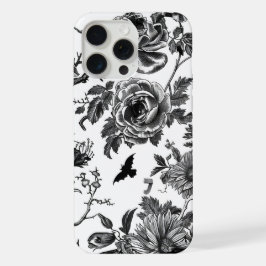 Schwarz-Weiß Halloween Case Optimiert iPhone 15 iPhone 15 Pro Max Hülle