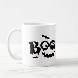 Schwarz-Weiß-Halloween Kaffeetasse