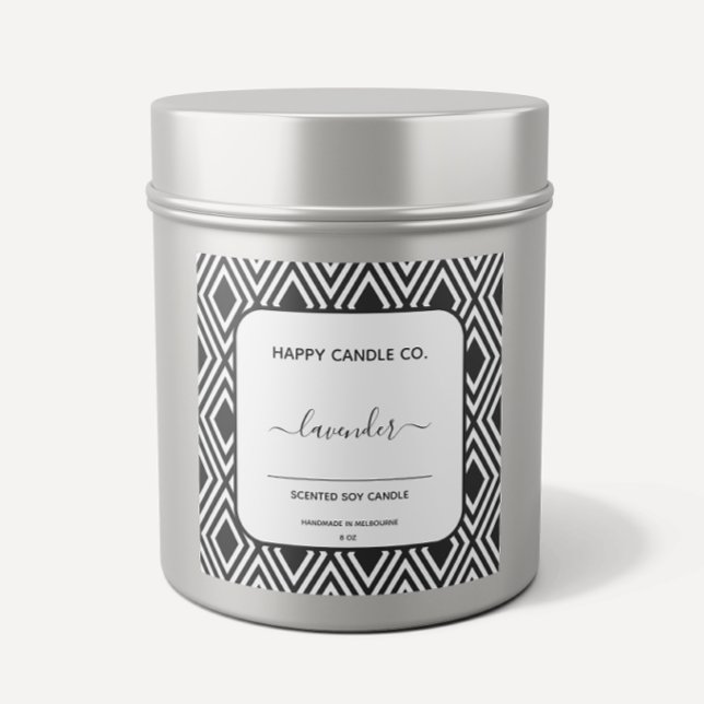 Schwarz-Weiß-handgefertigte Kalligraphie-Kronensch Quadratischer Aufkleber (Von Creator hochgeladen)