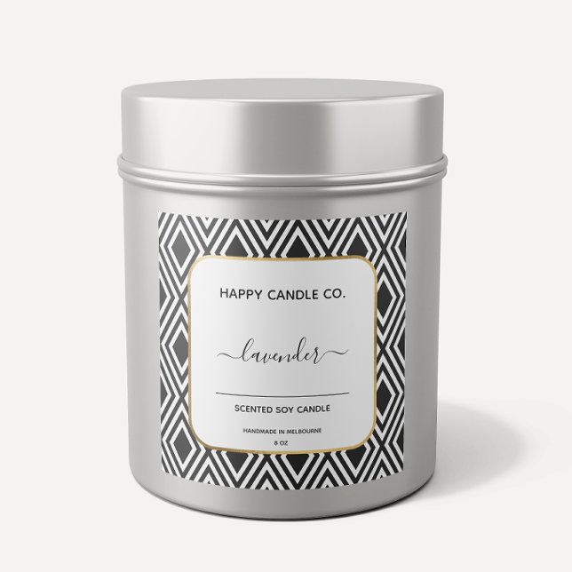 Schwarz-Weiß-handgefertigte Kalligraphie-Kronensch Quadratischer Aufkleber (Von Creator hochgeladen)