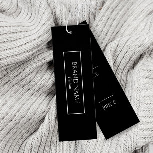 Schwarz-Weiß-Hang-Tags