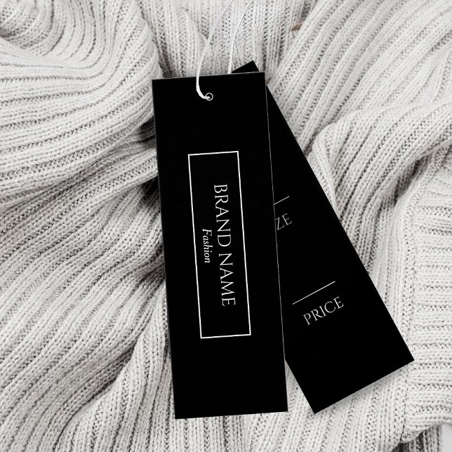 Schwarz-Weiß-Hang-Tags (Von Creator hochgeladen)