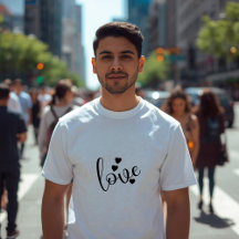 Schwarz-Weiß-Herren-T-Shirt
