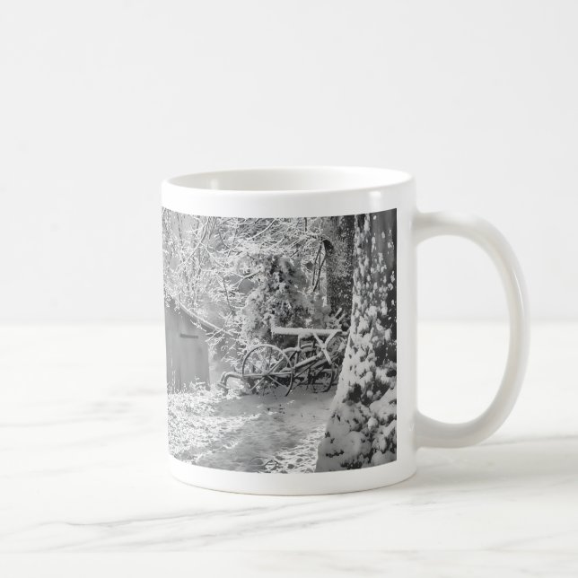 Schwarz-Weiß-Hintergrundbeleuchtung Tasse (Rechts)