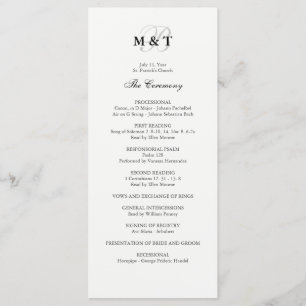 Schwarz-Weiß-Hochzeit Programm