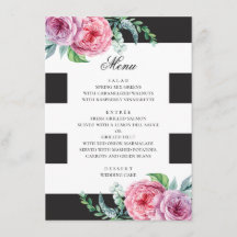 Schwarz-Weiß-Hochzeit. Rosa Blütenfarbe