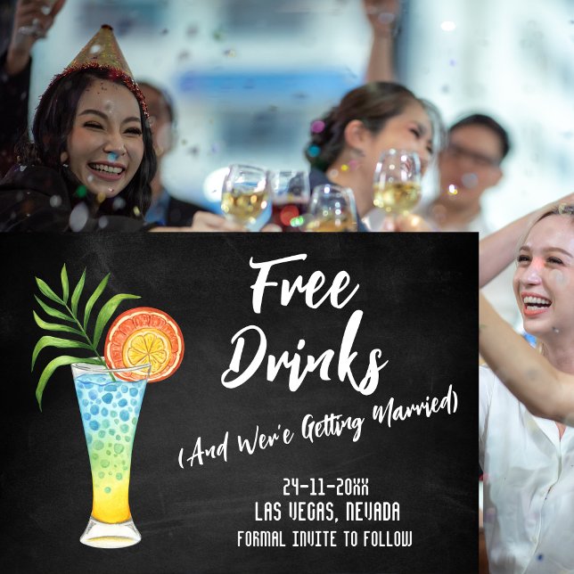 Schwarz-Weiß-Hochzeit speichern Sie die Datumskart Save The Date (Von Creator hochgeladen)