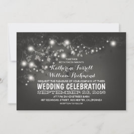 Schwarz-Weiß-Hochzeitsnacht Einladung