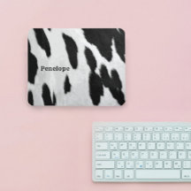 Schwarz-Weiß-Holstein-Kugel mit Namen