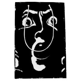 Schwarz-Weiß-Horror Mittlere Geschenktüte