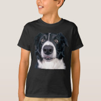 Schwarz-Weiß-Hundegesicht