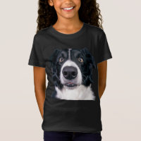 Schwarz-Weiß-Hundegesicht