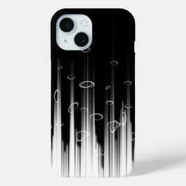 Schwarz-Weiß-Hypnotic-Line-Streaks Art Case-Mate iPhone Hülle