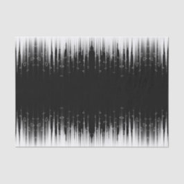 Schwarz-Weiß-Hypnotic-Line-Streaks Art Seidenpapier