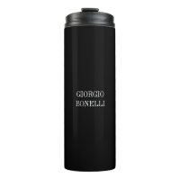 Schwarz-weiß Ihr Name Minimalistisch Personal Mode