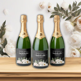 Schwarz-Weiß-Junggeselinnen-Abschied