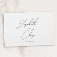 Schwarz-Weiß-Kalligraphie-Namen Hochzeiten