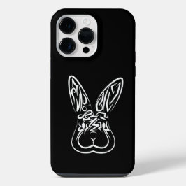 Schwarz-Weiß-Kaninchen iPhone 14 Pro Max Hülle