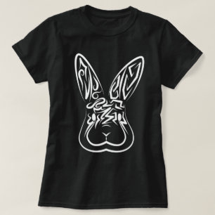 Schwarz-Weiß-Kaninchen T-Shirt
