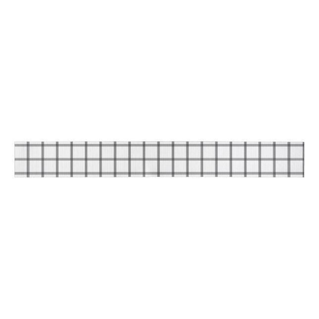 Schwarz-Weiß-Kariert Ripsband (Vorderseite)