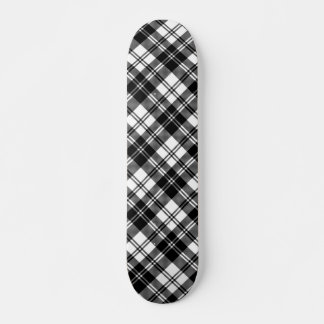 Schwarz-Weiß-Kariert Skateboard