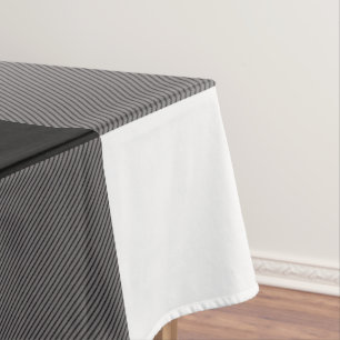 Schwarz-weiß karierte Quadrate Buffalo Plaid Tischdecke