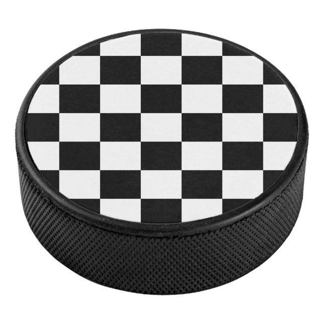 Schwarz-Weiß-Karton Eishockey Puck (3/4)
