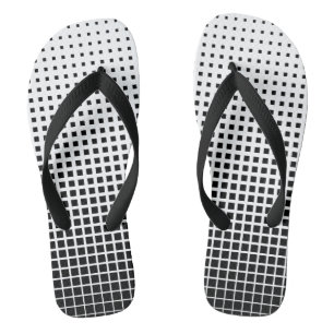 Schwarz-Weiß-Karton Flip Flops