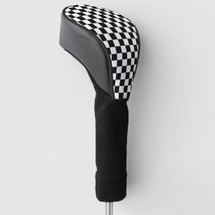 Schwarz-Weiß-Karton Golf Headcover