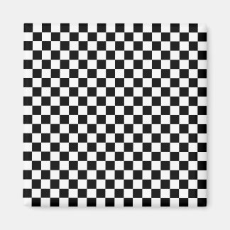 Schwarz-Weiß-Karton Magnet