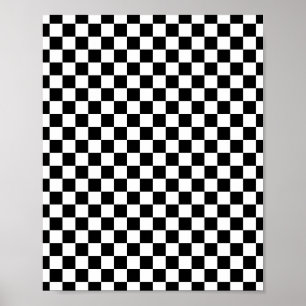 Schwarz-Weiß-Karton Poster