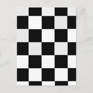 Schwarz-Weiß-Karton Postkarte