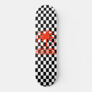 Schwarz-Weiß-Karton-Skateboard Skateboard