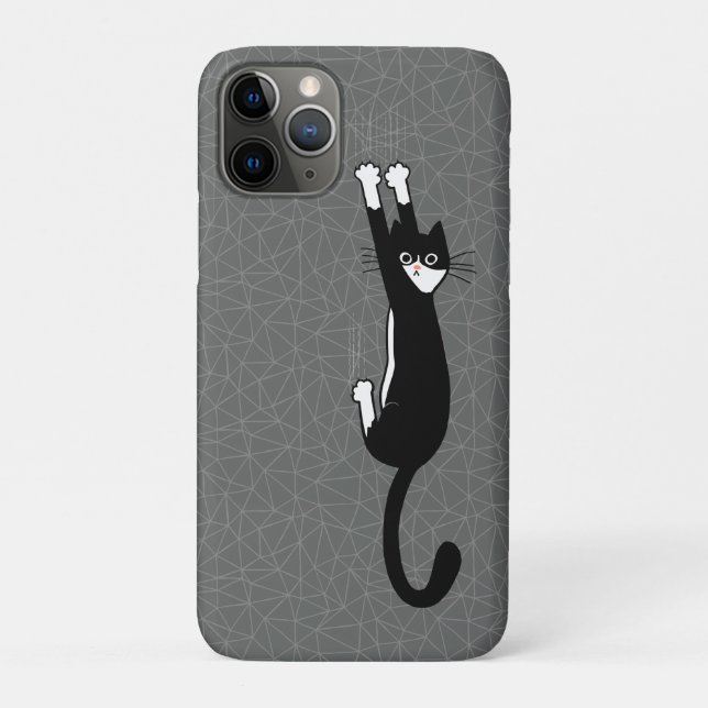 Schwarz-Weiß-Katze | Funny Tuxedo Cat Case-Mate iPhone Hülle (Rückseite)
