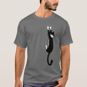 Schwarz-Weiß-Katze   Funny Tuxedo Cat T-Shirt