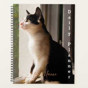 Schwarz-Weiß-Katze - Tagesplaner- HAMbWG Planer