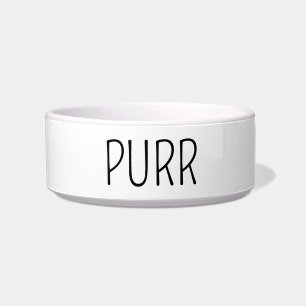 Schwarz-Weiß-Katze Zurzeit Napf