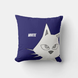 Schwarz-Weiß-Katzen Kissen