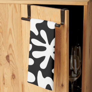 Schwarz-Weiß Kismet Küchentücher
