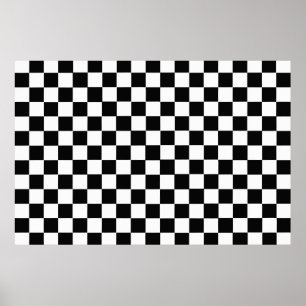 Schwarz-Weiß-Klassik-Karton Poster