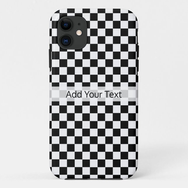 Schwarz-Weiß-Klassik-Karton von STaylor Case-Mate iPhone Hülle (Rückseite)